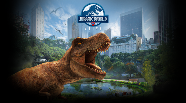 ar手游《jurassic world alive》让你可以在世界各地寻找恐龙